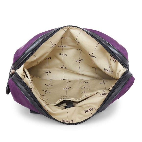 Lavie Pre Loved Purple Black Laptop Bag - Picture 5 of 14